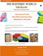 Commercial-Grade Microfibre Cleaning Cloths Wholesale in Australia - slide 1