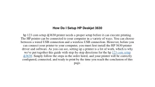 how do i setup hp deskjet 3630 hp 123 com setup