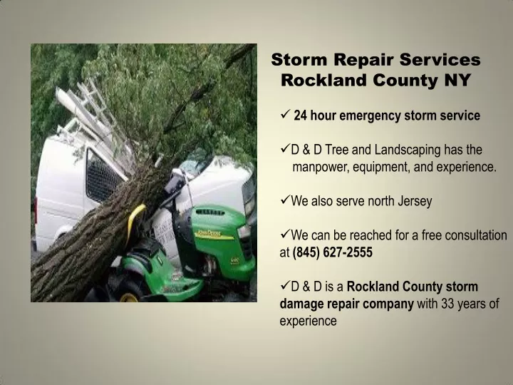 storm repair services rockland county ny