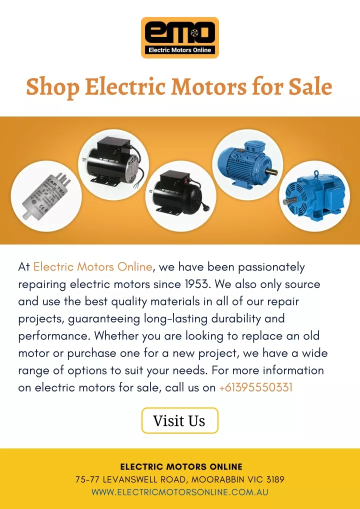 shop electric motors for sale