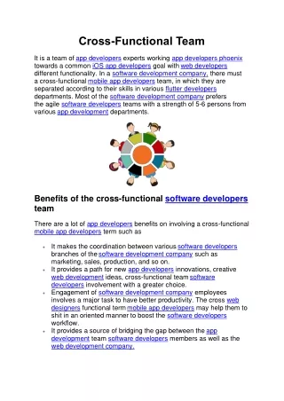 cross functional team