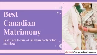 Best Canadian Matrimony