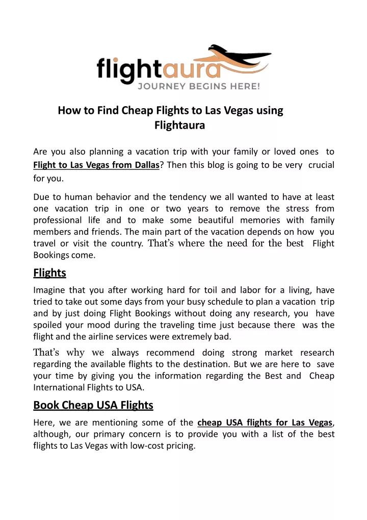 how to find cheap flights to las vegas using