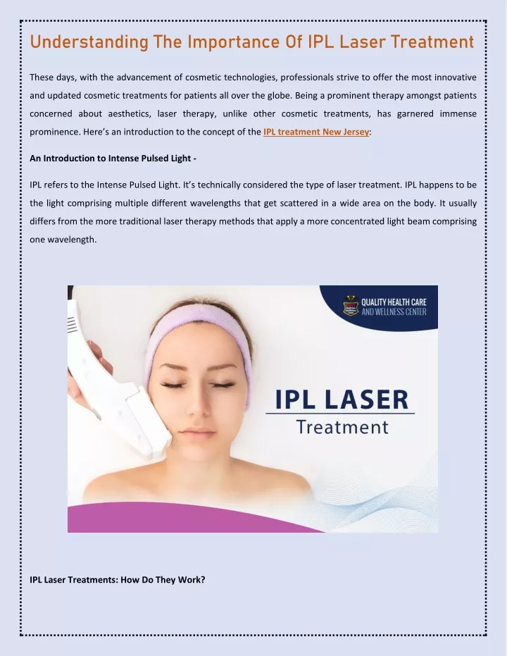 understanding the importance of ipl laser