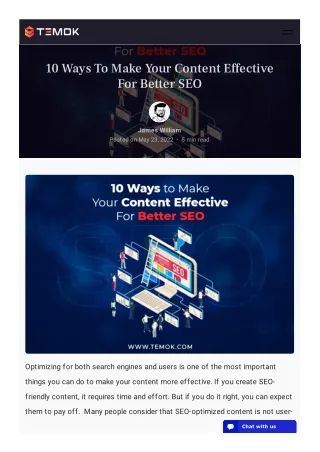 10 ways to make your content effective for better