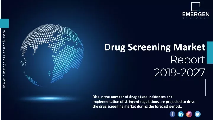 drug screening market report 2019 2027