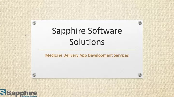 sapphire software solutions