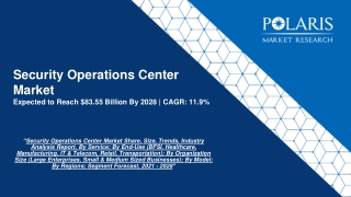 Security Operations Center Market Size, Share And Forecast To 2028