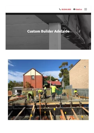 Custom Builder Adelaide