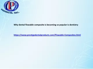 Dental flowable composite