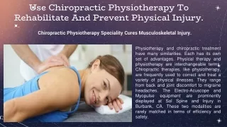 Physiotherapy Exercise Designed To Restore Maximum Body Function