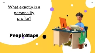 What exactly is a personality profile |PeopleMaps