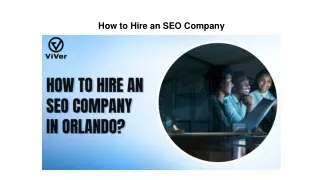 How to Hire an SEO Company