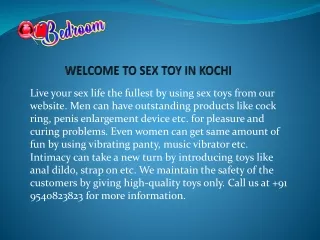 Sex Toys in Kochi | Call  919540823823