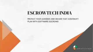 Protech your licenses and deliver that continuity plan with software escrows