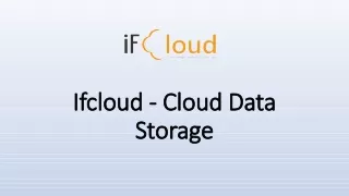 ifcloud- Cloud Data Storage