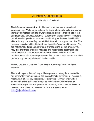21 Free Keto Recipes save  To achieve this, you need to remove or greatly reduce