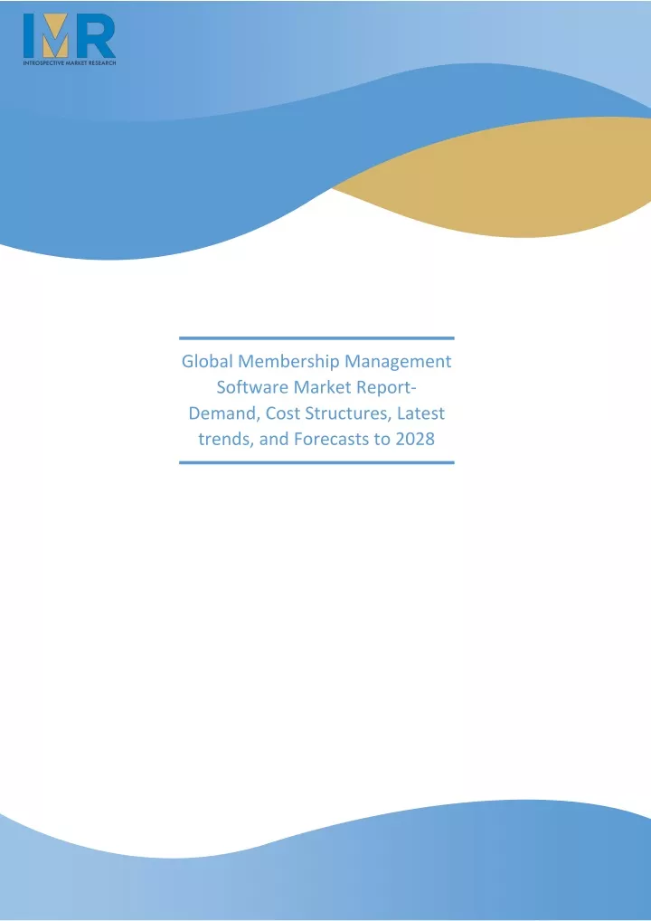 global membership management software market