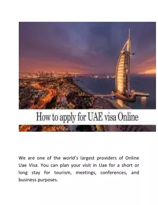 Apply Insta UAE Visa from UAE Visa