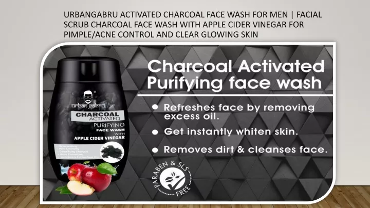 urbangabru activated charcoal face wash