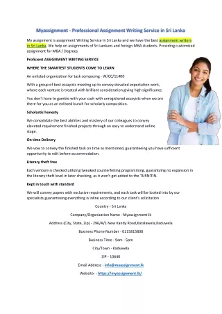 myassignment professional assignment writing
