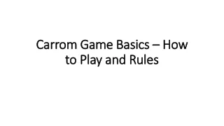 carrom game basics how to play and rules
