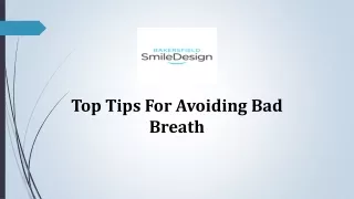 Top Tips For Avoiding Bad Breath