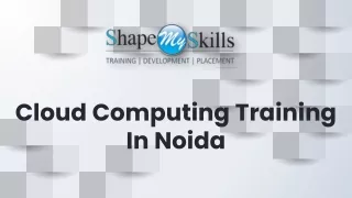 cloud computing training in noida