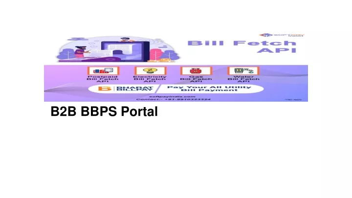 b2b bbps portal