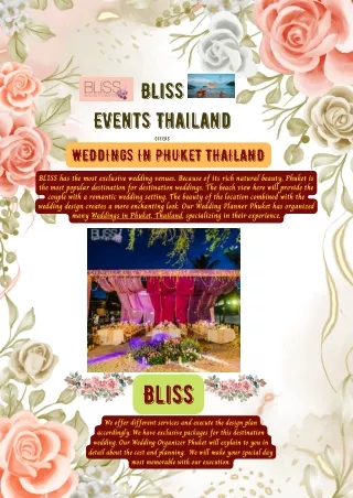 Weddings in Phuket Thailand
