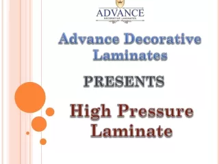 High Pressure Laminates Manufacturer and Supplier by Advance Laminate