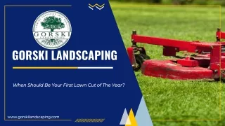 When Should Be Your First Lawn Cut of The Year - Gorski Landscaping