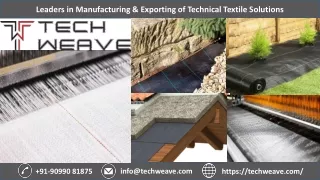 Techweave - Leaders in Manufacturing & Exporting of Technical Textile Solutions