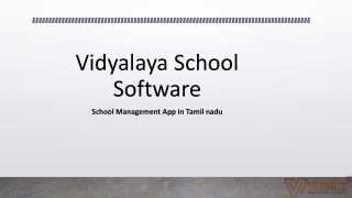 vidyalaya school software