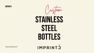 Custom Stainless Steel Bottles