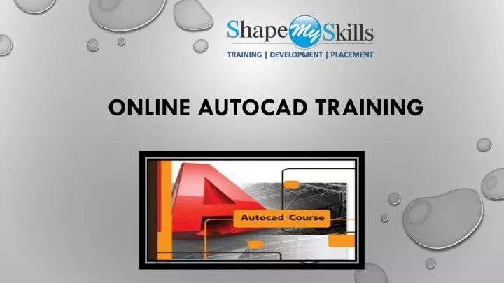 autocad training presentation ppt