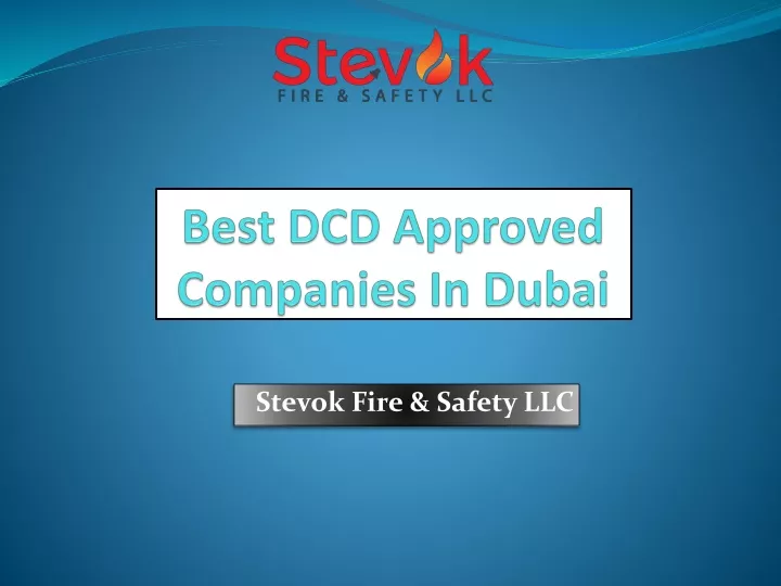 best dcd approved companies in dubai