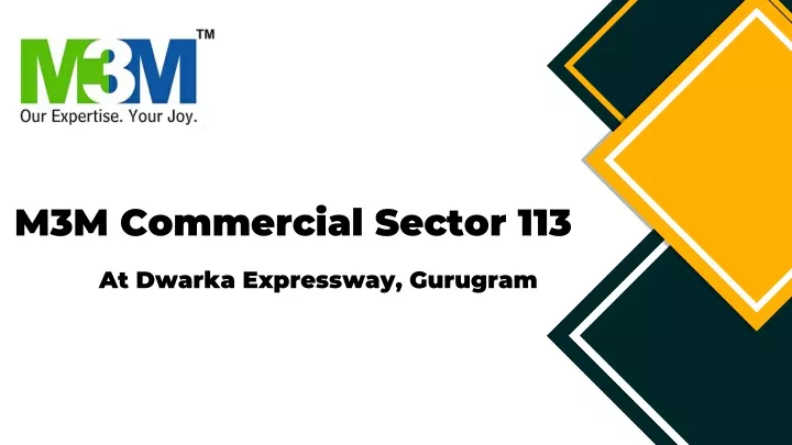 m3m commercial sector 113