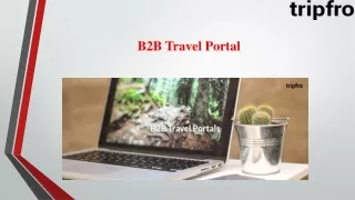 b2b travel portal