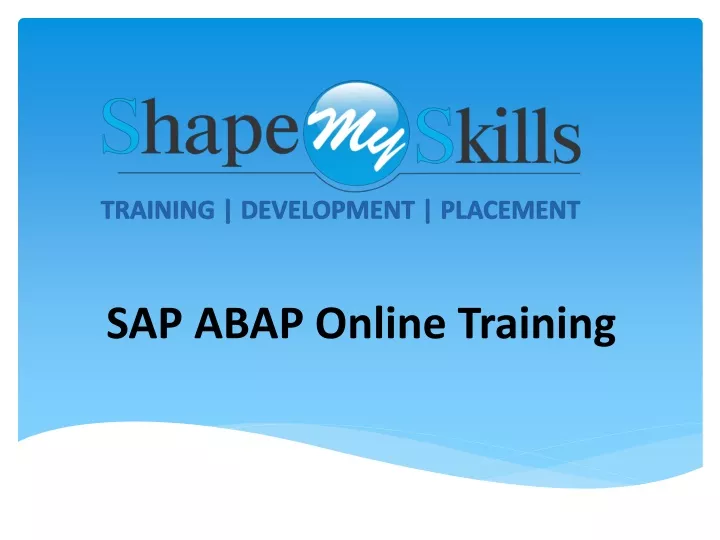 sap abap online training