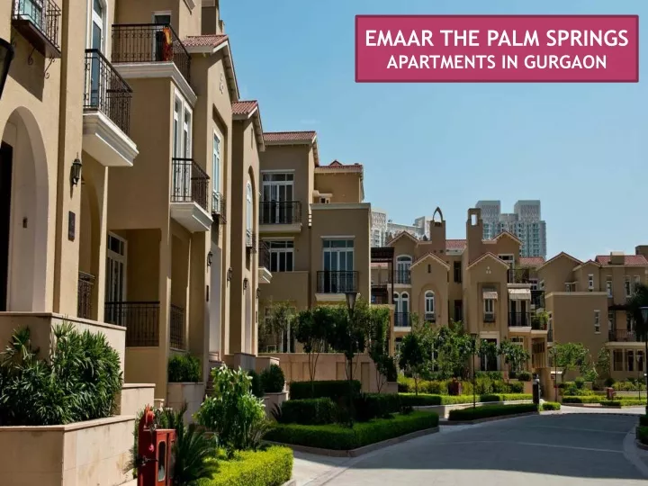 emaar the palm springs apartments in gurgaon