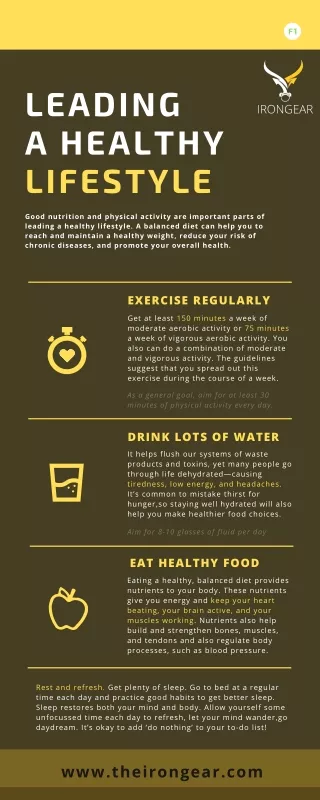 Are you Looking for leading a healthy lifestyle