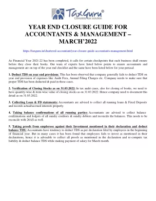year end closure guide for accountants management