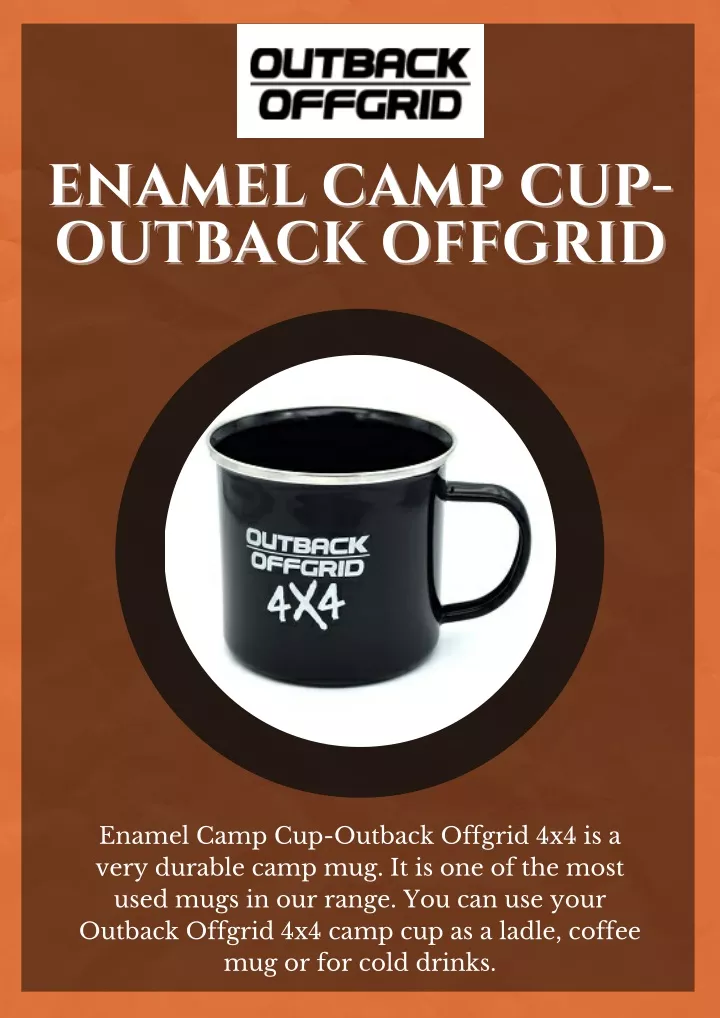 enamel camp cup enamel camp cup outback offgrid