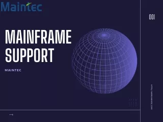 Maintec Mainframe support services