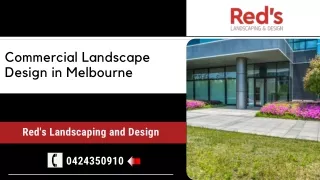 Commercial Landscape Design in Melbourne and Gold Coast