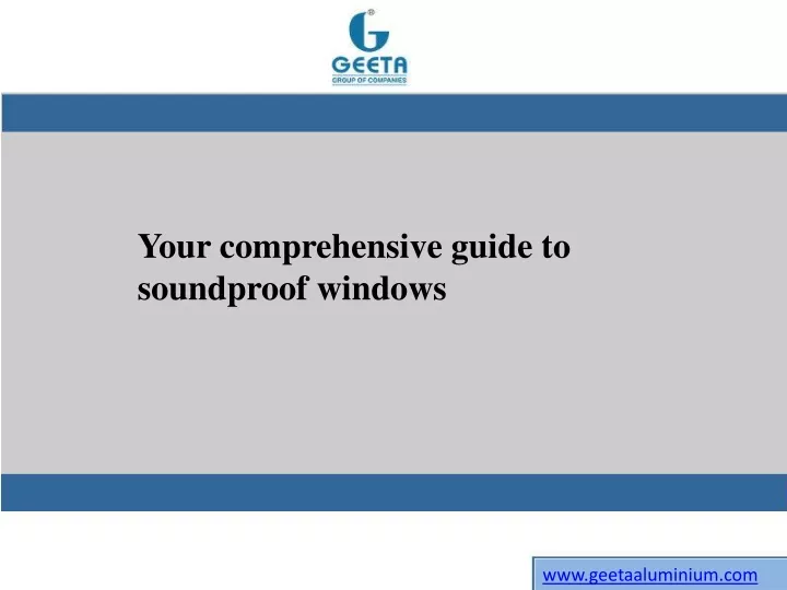 your comprehensive guide to soundproof windows