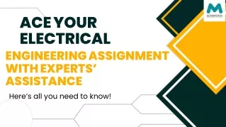 Electrical Engineering | Expert Assistance Guide