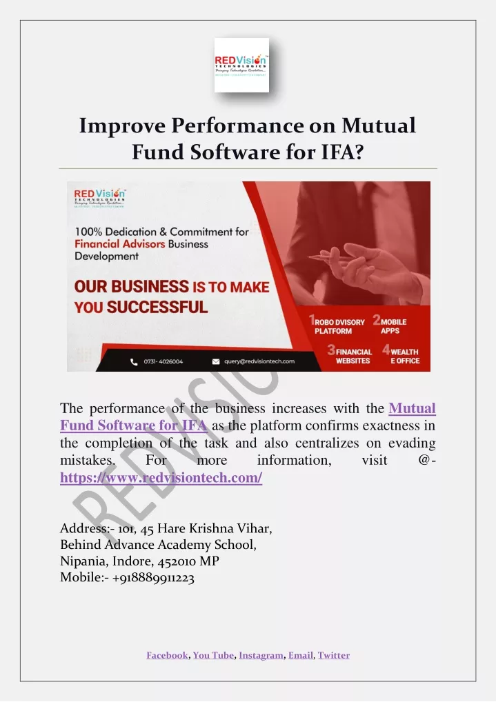 improve performance on mutual fund software