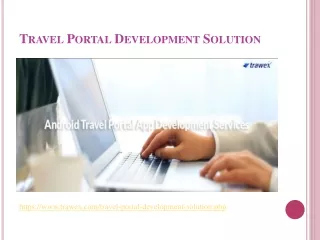 travel portal development solution